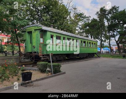 Joseph Stalins persönlicher Eisenbahnwagen, Joseph Stalin Museum, Gori, Georgia Stockfoto