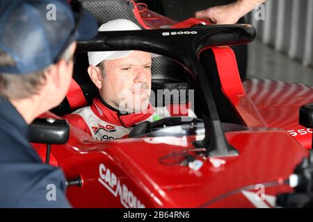 Rubens Barrichello (BH), Team BRM. S5000. Winton Test. Winton Raceway, Winton, Victoria. März 2020 Stockfoto