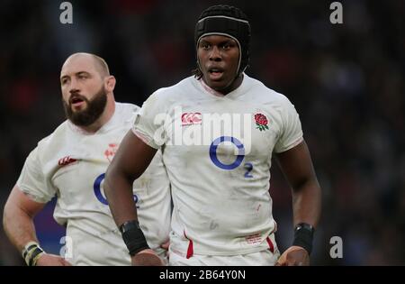 JOE MARLER, MARO ITOJE, ENGLAND V WALES GUINNESS SIX NATIONS 2020, 2020 Stockfoto