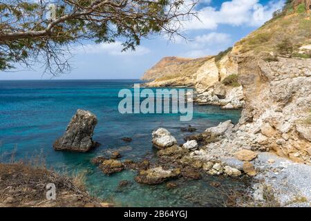 Felsen auf Tarrafal, Santiago Island, Cabo Verde Stockfoto