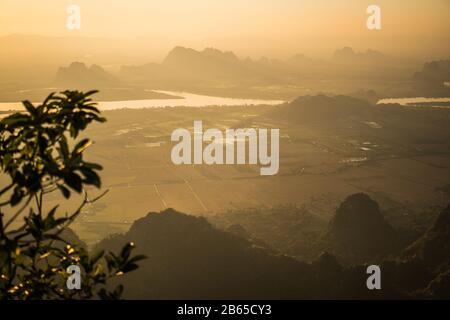 Ze Ka Bin Pagode, Myanmar, Asien. Stockfoto