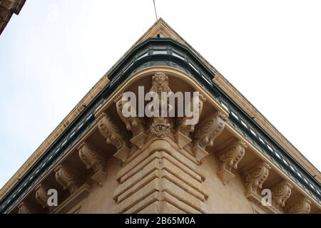 Großer Herrscherpalast in valletta (malta) Stockfoto