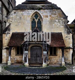 Frankreich, Normandie, Honfleur. Kirche Saint-Etienne (Musee de la Marine - Marinemuseum) Stockfoto