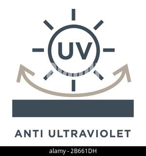 Materialeigenschaften, isoliertes Symbol für Glaseigenschaften, reflektierende Oberfläche Stock Vektor