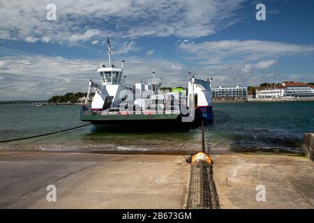 Studland zur Sandbanks Ferry Stockfoto