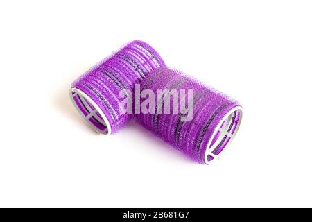 Wicklerwalzen mit großem Durchmesser isoliert Stockfoto