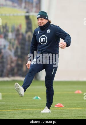 Edinburgh, Großbritannien. März 2020. Guinness Six Nations Rugby: ScotlandÕs Hamish Watson während der Schottland Squad Training Session, Oriam, Heriot-Watt University Campus, Riccarton, Edinburgh, Schottland, Großbritannien. März 2020. Kredit: Ian Rutherford/Alamy Live News Stockfoto