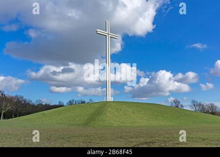 Das Papstkreuz im Phoenix Park, 1979 für den Besuch von Papst Johannes Paul 11 aufgestellt, als über 1 Million Menschen an einer von ihm gefeierten Messe teilnahmen. Stockfoto