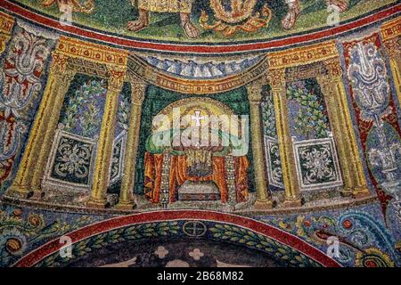 Italien - Emilia Romagna - Ravenna - Neonisches Baptisterium - Mosaiken Stockfoto