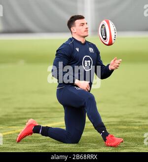 Oriam Sports Performance Center, Riccarton, Edinburgh, Schottland, Großbritannien. März, 20. Guinness Six Nations Match Away to Wales. Kredit: Eric mccowat/Alamy Live News Stockfoto