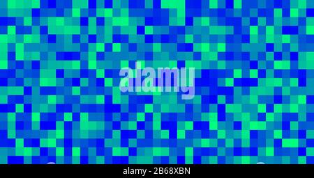 Verschiedene Farben Random Grids als abstrakter Texturhintergrund Stockfoto