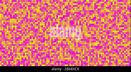Verschiedene Farben Random Grids als abstrakter Texturhintergrund Stockfoto
