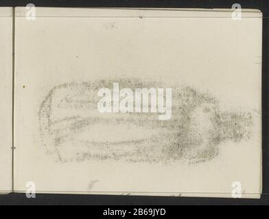 Abchlatsch der Krijttekening auf Blatt 17 verso Abchlatsch Kreidezeichnung auf Seite 17 verso Objektart: Skizzenblatt Artikelnummer: RP-T-1935-145-18 (R) Beschreibung: Blatt 18 Rekto aus Skizzenblatt L14 29 bladen. Hersteller: Künstler: Isaac Israel City Manufacturing Amsterdam (möglich) Datum: CA. Physikalische Merkmale: Abchlatsch ein Kreidezeichnermaterial: Papiertechnik: Abchlatsch Stockfoto