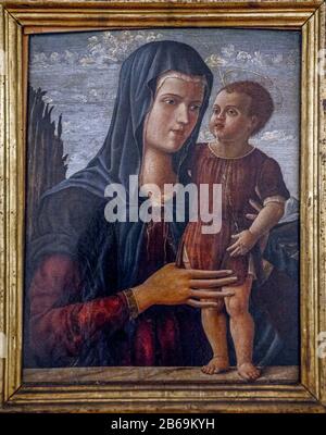 Italien Emilia Romagna - Civic Art Gallery Faenza - Anonimo Veneto - Madonna und Kind Stockfoto