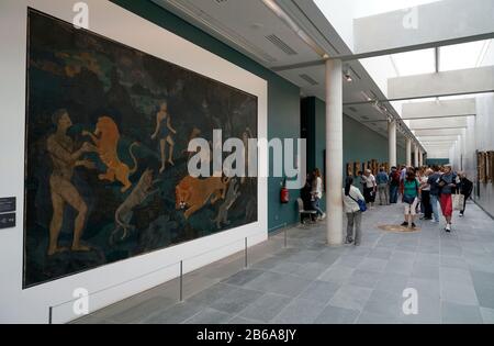 Innenansicht des Museums Musee de l'Orangerie.Paris.France Stockfoto