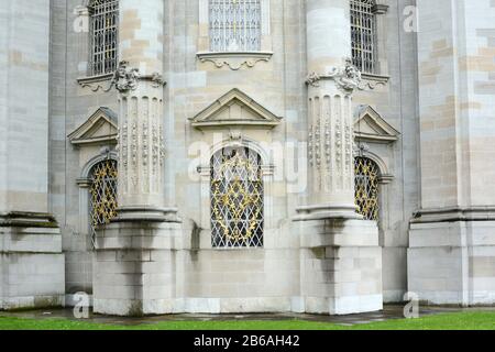 ST. Gallen, SCHWEIZ - 10. JULI 2014: Die Stift Sankt Gall. Die seit 719 bestehende Römisch-Katholische Kathedrale gehört zur UNESCO-Welt Herita Stockfoto