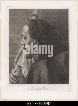 Apostel Jakobus der Große S Jacobus Maior Apostel Teilten Recht zu: III Hersteller : Druckerhersteller Giovanni Marco Pitteri (bei Objekt aufgeführt) nach einem Gemälde von: Giovanni Battista Gazzetta (auf dem Objekt angegeben) Träger des Privilemmas: Senat von Venedig Herstellung: Venedig Datum: 1712 - 1786 Physische Merkmale: Engra-Material: Papiertechnik: Engra-Messungen (Druckverfahren): Plattenkante: H 443 mm × b 342 mmToelichtingDeze Print ist Teil einer Serie von 12 Pränten. Betrifft: Der Apostel Jakobus der Große; mögliche Attribute: Buch, Pilgermantel, Hut, Muschel, Stab und Brieftasche, Scrol Stockfoto