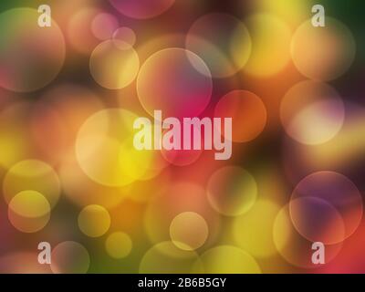 Bunte Bokeh-Kreise Stockfoto