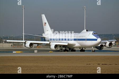 USAF United States Air Force Boeing E-4B Nightwatch Stockfoto