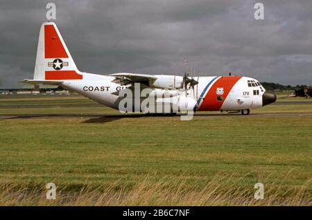 USCG US-KÜSTENWACHE LOCKHEED HC-130H HERCULES Stockfoto