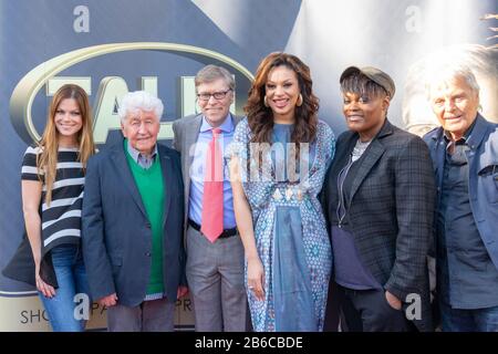 Saskia Leppin - Sängerin, (Gerhard Albert) Gotthilf Fischer - Chorleiterin (Fischer-Chöre), Thorsten Lausch - Moderatorin HH1, Marion Campbell - Sängerin Stockfoto