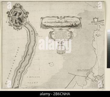 Belagerung und Einnahme von den Bosch durch Friedrich Henry, 1629 (Blatt links) Große Karte der Einkreisung von den Bosch während der Belagerung durch die Militärs unter Friedrich Henry vom 1. Mai bis 17. september 1629. Komplett bestehend aus vier Platten und vier Textseiten. Dies ist das Magazin oben links auf der Karte, das Porträt von Friedrich Henry in Medaillon, Kartuschen mit Blick auf den Bosch im Profil und eine Verse mit 10 Zeilen im Latijn. Hersteller: Druckereihersteller Cornelis Danckerts (I) (zugeschrieben) Landvermesser Jan Cornelis van Rodenburgh Herausgeber: Cornelis Danckerts (I) Autor: Peter Scriveri Stockfoto