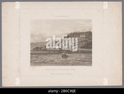 Bellaggio au lac de como repro to daguerreotypie Bellaggio au lac de como repro naar daguerreotypie Objektart : Foto prent Objectnummer: RP-F03223-A Hersteller : fotograaf: Falkeisen: 1840 Physikalisches Kenmerken: LithografieTechniek: 232 Dimensionen: onfothografiek: × (232 Stockfoto