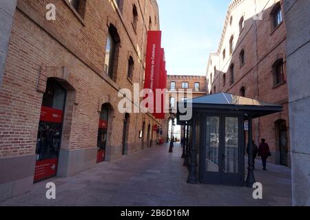 Museu d'Història de Catalunya, Barcelona, Spanien Stockfoto