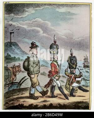 Das Leben von William Cobbett - von ihm selbst geschrieben. No 2' (William Cobbett), 1809. Von James Gillray (1756-1815). William Cobbett (1763-1835), englischer Flugpamphleteer, Landwirt, Journalist und Parlamentsmitglied, geboren in Farnham, Surrey. Er glaubte, dass eine Reform des Parlaments, einschließlich der Abschaffung von "verrotteten Stadtteilen", die Armut der Landarbeiter lindern würde. Stockfoto