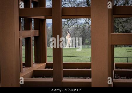 Sean Scully Crate of Air 2018 Yorkshire Sculpture Park YSP West Brett Wakefield Yorkshire England UK Stockfoto