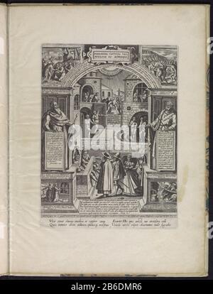 Bezoeken van gevangen lösen Captiuos oder Verstärkungen ein, um die (titel op object) Sieben wohltätigen körperlichen (serietitel) Besuche gevangenenRedimere Captiuos Vel Auxilium Iis Adferre (title object) Septem Opera Misericordiae Corporate (Series title) Property Type: Picture Album Leaf Serial Number: 5 / 58referentistein (2004-2) Beschreibung Hollandy-P-90P-90P-90P-2004-2P-2004-2P-2004-2P Beschreibung Die Gefangenen als eines der sieben Werke der Barmherzigkeit zu besuchen. Inmitten von Menschen, die zwei verkettete Männer im Block besuchen. Im Hintergrund befreite ein Engel Peter aus dem Gefängnis. Um Darstellungen von Bi Stockfoto