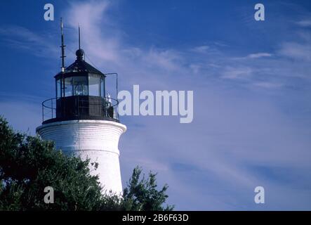 St. Marks Lighthouse, St Marks National Wildlife Refuge, Florida Stockfoto