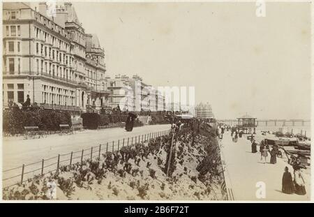 Boulevard in Eastbourne Eastbourne 14-144 1900 Hotel Cavendish vor Der Grand Parade (Titel-Objekt) Boulevard in Eastbourne 14-14 / 4 1900 Hotel Cavendish vor Der Grand Parade (Titelobjekt) Objektart: Fotos Artikelnummer: RP-F16371 Hersteller: Fotograf: Anonymer Ort Herstellung: Großbritannien Datum: 1900 Physikalische Merkmale : Albumindruckmaterial: Papiertechnik: Albumdrucke Abmessungen: Foto: H 106 mm × W 167 mmOnderwerp Stockfoto