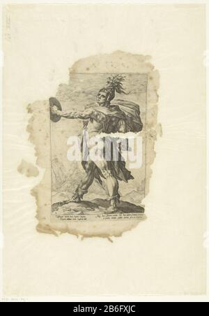 Calpurnius Roman Heroes (Serientitel) CalpurniusRomeinse Heroes (Serientitel) Property Type: Serial Print: 7 / 8Objectnummer: NG 2011-69-1Catalogusreferentie: The Illustrated Bartsch 103-C2New Hollstein Dutch 163-172-aOpperking: 1 Definition: Der Held Marcus Calpurnee Flama in voller Länge, auf der linken Seite. Im Hintergrund sieht man, wie ein kleiner Armee-Konsul Attilius Calatinus aus einem Hinterhalt gerettet hat. Unter der Aufführung zwei Mal zwei Regeln in Verslatein. Kopie von Engra von Hendrick Goltzius aus dem Jahr 1586. Hersteller: Druckmaschine: Anonym zu drucken von: Hendrick Goltzius (Kopie an) Herausgeber: H Stockfoto