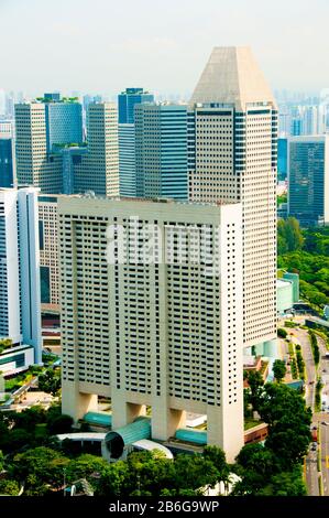 Gebäude in der Stadt von Singapur Stockfoto