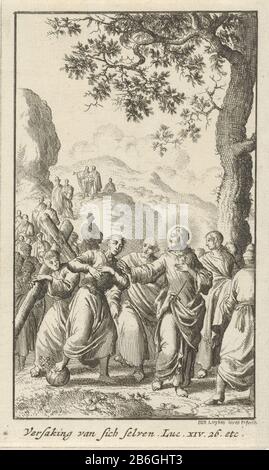 Christus und seine Anhänger Versa König von sich selvenVierentwintig Szenen aus dem neuen Testamente (Serientitel) Eigenschaft Typ: Bilderbuchillustration Artikelnummer: RP-P-1896-A-19368-155Katalogogusreferentie: Van Eeghen 164 Aufschriften / Marken: Sammlermarke, Verso, gestempelt: Lugt 2228 Hersteller : Druckerhersteller Jan Luyken (in der Liste): Jan Luyken (Listed Property) Ort Herstellung: Amsterdam Datum: 1681 Physikalische Merkmale: Ätzmaterial: Papiertechnik: Ätzmaße: Blatt: H 122 mm × W 74 mmToelichtingTwintig Drucke dieser Serie (Wo: Unter der Piktur besprochen Stockfoto