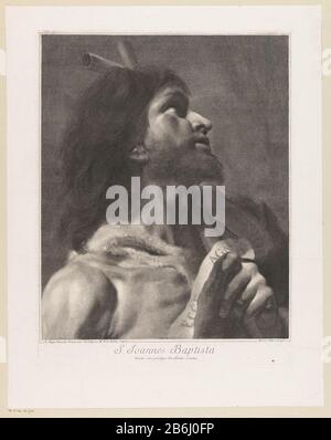 St. Johannes Baptista Joannes der Täufer S (Titelobjekt) St. Johannes der Täufer. Joannes Baptista (Titelobjekt) Objekttyp: Bild Artikelnummer: RP-P-ob-36.936Katalogisreferentie: Rava (Pitteri) 77 Aufschriften/Marken: Sammlermarke, Verso, gestempelt: Lugt 240 Hersteller: Druckerhersteller Giovanni Marco Pitteri (denkmalgeschütztes Eigentum) zum Gemälde von: Giovanni Battista Piazzetta (denkmalgeschütztes Gebäude), entworfen von Andrea Scipioni (Rechtsprivileganbieter) Senat von Venedig (Listed Property) Ort Herstellung: Venedig Datum: 1712 - 806 Physische Merkmale: Fahrzeugmaterial: Papiertechnik: Enna ( pr Stockfoto