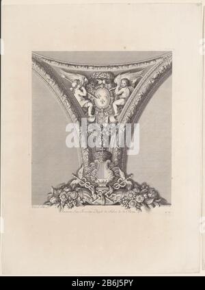 Die Deckengemälde in der Grande Galerie in Versailles, Charles Le Brun Nr. 51 Die Deckengemälde in der Grande Galerie in Versailles, Charles Le Brun: No 51 Objekttyp:. Bild Artikelnummer: RP-P-ob-73.293 Hersteller: Druckmaschine: Johann Martin Preisslernaar Gemälde von Charles Le Brunnaar Zeichnung : Jean Baptiste MasséPlaats Herstellung: Frankreich Datum: 1725 - 1704 Physikalische Eigenschaften: Ätzmittel und Engra-Material: Papiertechnik: Ätzung/Engras (Druckverfahren) Stockfoto
