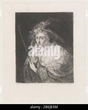 Die saubere schepherdess Saubere schepherdess Objektart: Druck Seriennummer: 979 / Objektnummer: RP-P-BI 2017 Aufschriften / Marken: Sammlermarke, Verso, gestempelt: Lugt 2228 Hersteller: Druckmaschine: Johannes Arnoldus Boland (aufgeführte Eigenschaft) zum Malen nach: Paul Moreelse (aufgeführte Eigenschaft) Ort Herstellung: Amsterdam Datum: 1875 - 1876 Physische Merkmale: Ätzung auf Chinesenkollé Material: Papierkochenkollé Technik: Ätzmaße: Plattenkante: H 174 mm × W 143 mmToelichtingReproductie eines Gemäldes aus der Sammlung Rijksmuseum Amsterdam, SK-A-276. Print abgeleitet von: Brink, J. ten (u. a Stockfoto