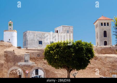 Straßen von Al-Jedida (portugiesische Kolonie Mazagan) Stockfoto