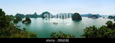 Blick in die lange Bucht von ha-vietnam Stockfoto