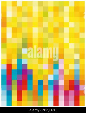 Abstrakte quadratischen Muster Hintergrund - Vector Illustration Stockfoto