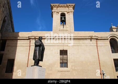 Unsere Siegeskirche in valletta (malta) Stockfoto