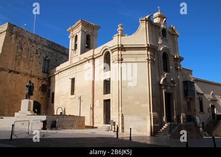 Unsere Siegeskirche in valletta (malta) Stockfoto