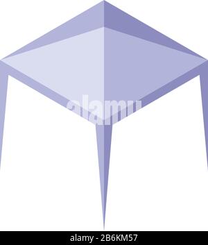 Hochzeitssgazebo-Symbol, isometrischer Stil Stock Vektor