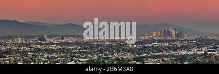 Blick auf die Gebäude in der Stadt, Beverly Hills, Century City, Los Angeles, Kalifornien, USA Stockfoto