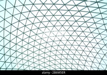 Decke des British Museum, London Stockfoto