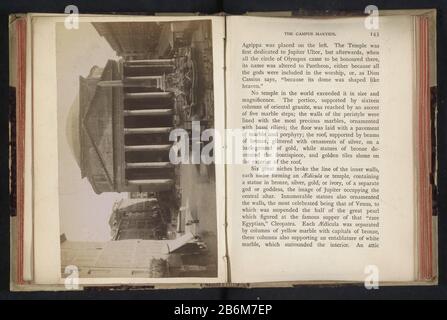 Exterieur van het Pantheon te Rome Niederländisch: Identifikationstitel(e) Äußeres des Pantheons in Rom Objektart: Fotoseite Artikelnummer: RP-F 2001-7-646-11 Hersteller: Fotograf: Anonymer Ort Herstellung: Piazza della Rotonda dating: Ca. 1872 - oder für 1882 Material: Papiertechnik : Albumin Druckabmessungen: Foto: H 90 mm × W 145 mmToelichtingFoto Vorderseite 143. Betrifft: façade (oder Haus oder Gebäude) Kirche (außen) Wo: Pantheon Stockfoto