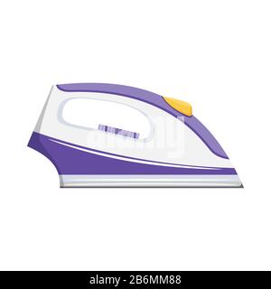 Violettes Cartoon Eisen . Vektorgrafiken Stock Vektor