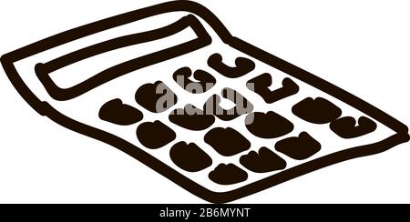 Vektor-Rechner-icon Stock Vektor